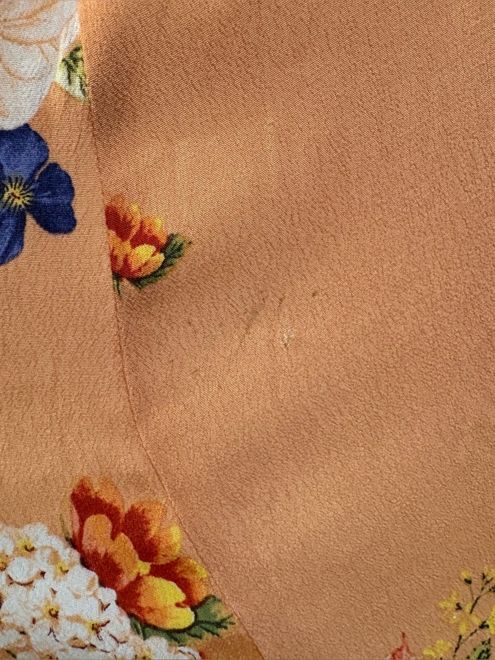 Farm Rio Maxi Dress Tropical Strappy V Neck Sz M Peach Color - For Repair *FLAW* - Picture 13 of 13